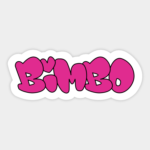 Bimbo Bimbo Sticker Teepublic